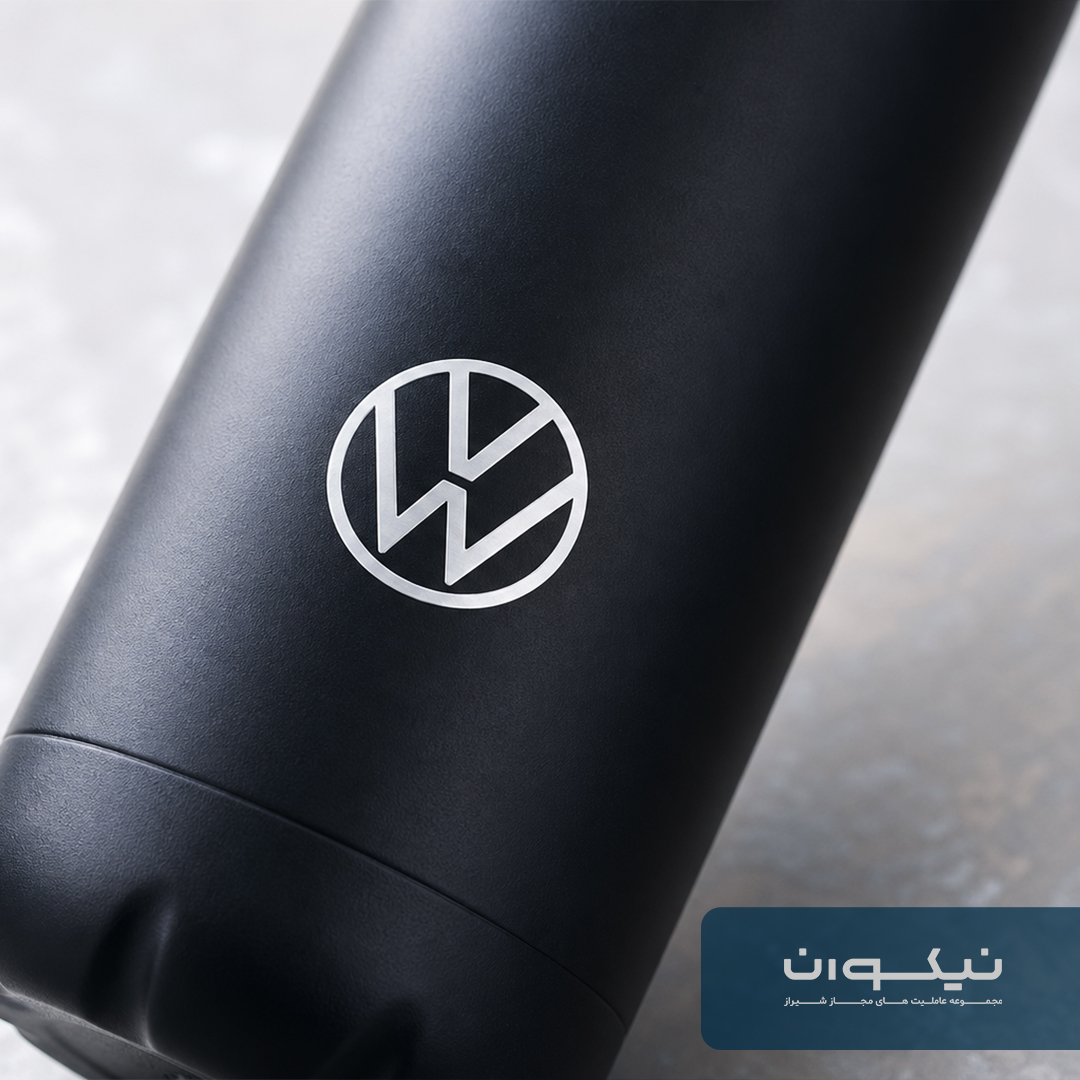 فلاسک استیل ضد زنگ با لوگو فولکس - تصویر 2